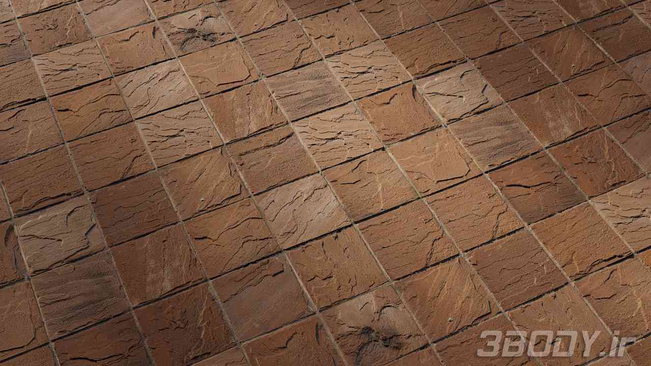 متریال سرامیک floor tile   قهوه ای عکس 1